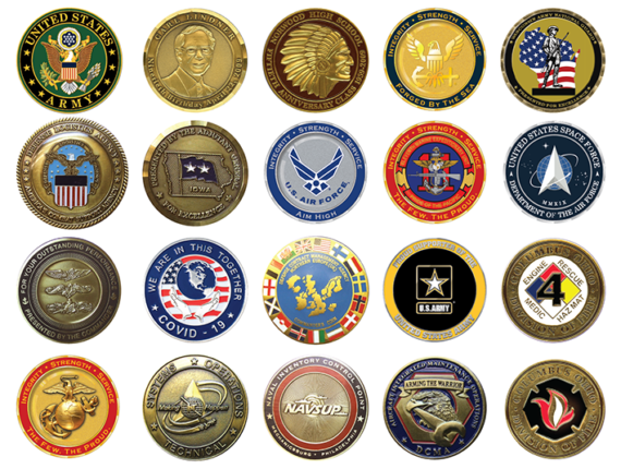 Crest Craft Manufactured Challenge Coins