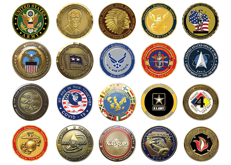 Crest Craft Manufactured Challenge Coins