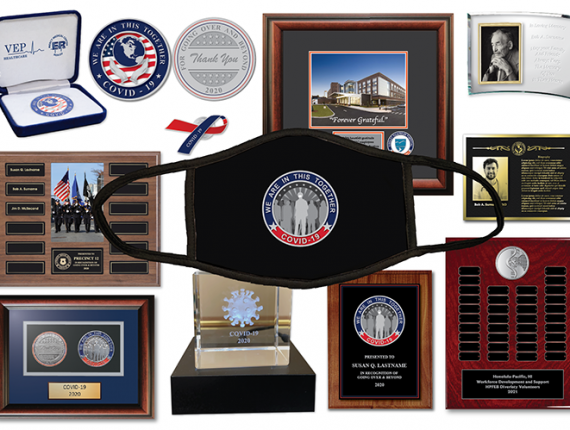 COVID 19 Awards & Memorabilia